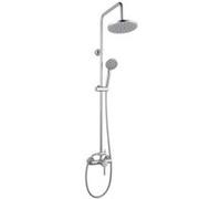 Colonne de douche ROUSSEAU Timaru avec mitigeur mécanique chrome Tete de douche orientabl