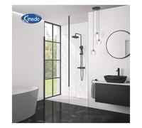 Colonne de douche thermostatique Aquafactory Noir mat - KINEDO CD360