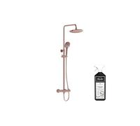 Colonne de douche thermostatique Aquaheat Bliss 240 2F cuivre + nettoyant