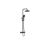 Colonne de douche thermostatique Aquaheat Bliss 240 2F noir mat