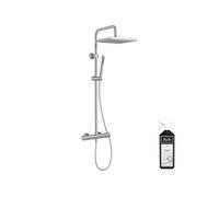 Colonne de douche thermostatique Brigitte + nettoyant Briochin