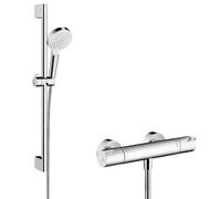 Colonne de douche thermostatique Combi Crometta Vario / Ecostat 1001 CL HANSGRO