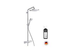 Colonne de douche thermostatique Croma E 280 chromée + nettoyant Briochin