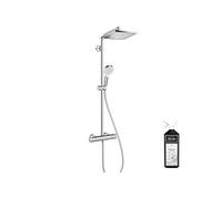 Colonne de douche thermostatique Crometta E + nettoyant Briochin