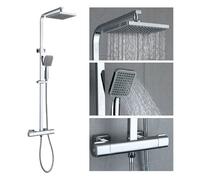 Colonne de Douche Thermostatique en Laiton Chromé - HOMELODY