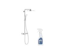 Colonne de douche thermostatique Euphoria SmartControl System 310 Duo avec nettoyant GrohClean