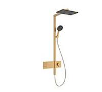 hansgrohe Raindance Alive Q système de douche 210/340 2jet avec ShowerSelect Comfort, 24590140, Couleur: Bronze brossé