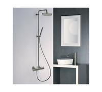 Colonne de douche thermostatique Métal brossé TRIVERDE- CRISTINA ONDYNA TV48677