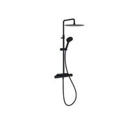 Colonne de douche thermostatique Metro noir mat