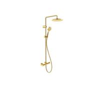 Duravit Colonne de douche thermostatique MinusFlow 1000 TH4282008034 Or poli 2 consommateurs