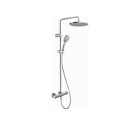 Duravit Shower Systems système de douche 1000, Minusflow, 2 consommateurs, TH4282008070, Couleur: acier inoxydable brossé