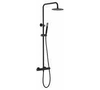 Colonne de douche thermostatique noire mate Line Imex BTD038/NG