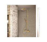 Colonne de douche thermostatique Or Brossé EAST SIDE - CRISTINA ONDYNA ES48696P