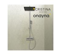 Colonne de douche thermostatique prime avec porte savon - CRISTINA ONDYNA SP28351