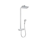 Colonne de douche thermostatique Raindance E 360 EcoSmart blanc et chromée + nettoyant Briochin