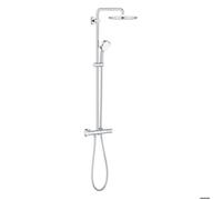Colonne de douche thermostatique Tempesta 250 ronde - GROHE - Mitigeur thermostatique - Douche - Métal - Chromé