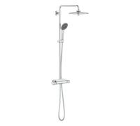 Colonne de douche thermostatique VITALIO SYSTEM 260 GROHE 26403002 tête Ø 26 cm + douchette 3 jets - chrome