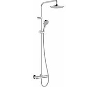 Colonne de douche Vernis Blend 200 1jet EcoSmart 9 l/min av mitigeur thermostatique de douche Chromé - HANSGROHE - 26089000