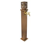 Colonne de jardin verticale en acier inoxydable robinet extérieur et fontaine à eau pour l'irrigation du jardin et le lavage de voiture - Solution d'arrosage efficace et élégante durable