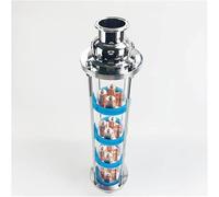 Colonne De Lentille De Distillation, Colonne De Lentille De Distillation De 3 "avec 5 Ensembles De Plaques De Bulles De Cuivre, Union De Verre De Visée Tri-clamp en Acier Inoxydable 3, Set 2