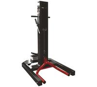 Colonne de levage mobile pneumatique 1,5 t - Ht maxi de levage 75cm - 5 hauteurs de travail sécurisées - 2 roues pivotantes