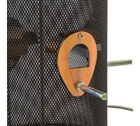 Colonne De Nourriture En Acier Revêtu De Cuivre Pour Nourrir Les Oiseaux