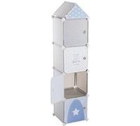 Colonne de rangement coloris Gris en Polypropylene - Dim : L34x l140 x H32 cm Gris G