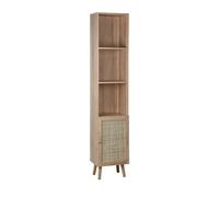 Colonne De Rangement Pour Salle De Bain. Bohème. L 35 X P 25 X H 167cm Marron