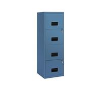 - Colonne de rangement tiroirs en métal Bleu