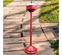 Colonne de Récupération des Mégots de Cigarettes, Cendrier sur Pied pour Intérieur et Extérieur Réglable en Hauteur, pour Hôtel Lieux Publics Restaurant(Red)