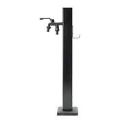 Colonne de Robinet, Robinet de Jardin en Acier Inoxydable 304 - Support de Tuyau d'arrosage et Distributeur d'eau autoportant pour l'irrigation et Le Lavage (Noir)