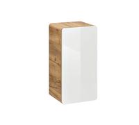 Colonne De Salle De Bain Coloris Naturel Et Blanc - L32 X L35 X H68 Cm - Aruba Marron