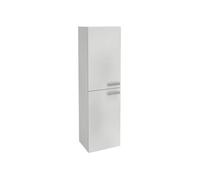 Jacob Delafon - Meuble Colonne OLA UP 40cm - Grande Capacité - Porte Réversible - Poignées métal - Blanc Brillant - 400x316x1400 mm - EB2310-NWT