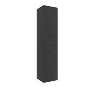 Colonne de salle de bain RENOIR 2 portes Anthracite - Salgar 91322