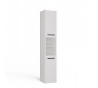Armoire de salle de bains S30 - Blanc - Moderne - Scandinave - 30 cm - Porte(s) - Colonne