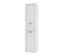 COLONNE DE SALLE DE BAIN SCANDINAVE BLANC A SUSPENDRE - H150xP25xL35cm - NORDIK TEGNINGER