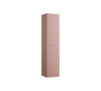 Colonne de salle de bain suspendue striée rose - H160 cm - SATARA