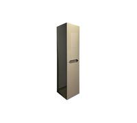 Vente-unique - Colonne de Salle de Bain Suspendue - Taupe - L30 x l30 x 120 cm - Stefanie