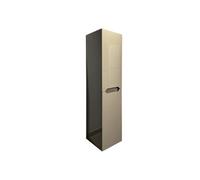 Colonne de salle de bain suspendue - Taupe - L30 x l30 x 120 cm - STEFANIE Taupe