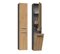 Colonne de salle de bains Nel IV, ARTISAN D'ANTHRACITE