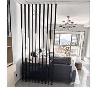 Colonne de séparation de pièce en métal robuste avec pieds réglables, poteau de cloison de séparation personnalisé - Décoration creuse imperméable antirouille pour un assemblage facile