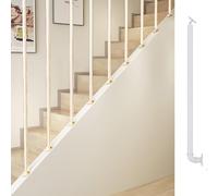 Colonne De Séparation Décorative, Balustres D'escalier For Combles Intérieurs, Hauteur 20-170 Cm, Idéale For La Rénovation De Lofts, Hôtels, Villas Et Bureaux(L Shape/White,155cm)