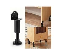 Colonne de Support de Levage réglable 2 pièces, Pieds de Meubles Extensibles, canapé, Armoire et Pieds de Bureau Polyvalents (8-42 cm)(Black,4.72~7.09in/12-18cm)
