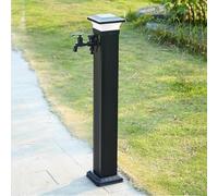Colonne Deau Carrée Autoportante pour Jardin, Idéale pour Lirrigation Et Le Lavage Extérieurs - Conception Verticale pour Un Accès Facile à Leau Et Un Aménagement One Color 23.6in