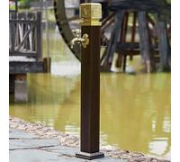 Colonne d'eau de jardin autonome (avec robinet) - Robinet de cour sur pied, colonne d'eau extérieure anti-gel/colonne d'irrigation, aux jardins et terrasses(C,114cm/44.9in)