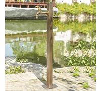 Colonne d'eau de jardin autoportante avec robinet en cuivre, fontaine décorative pour irrigation et lavage en extérieur