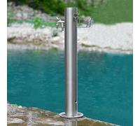 Colonne d'eau de jardin autoportante avec robinet | Poteau de robinet de fontaine vertical | Station d'eau extérieure pour solutions d'irrigation et de lavage d'arrière-cour