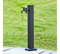 Colonne d'eau de jardin autoportante en acier inoxydable avec support anti-gel pour système d'irrigation et d'arrosage efficace Solution de robinet extérieur