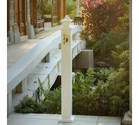 Colonne d'eau de jardin autoportante pour robinet de jardin, fontaine à eau pour cour, idéal pour l'irrigation, l'arrosage et le lavage, 114 cm