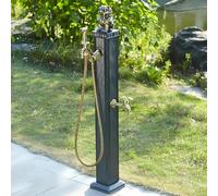 Colonne d'eau de jardin avec plusieurs sorties, robinet d'extérieur robuste pour terrasse et jardin